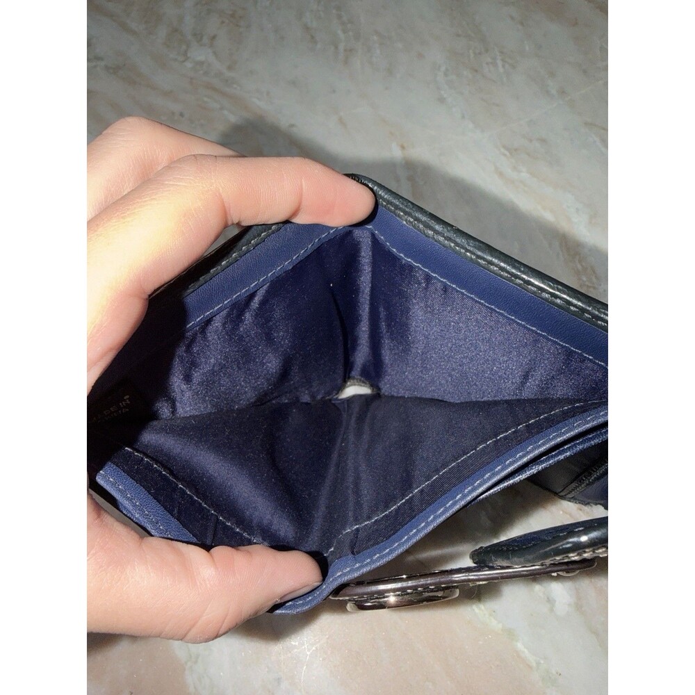 RARE Coach Legacy Black Leather Trifold Wallet Excellent Condition! - Picture 8 of 12
